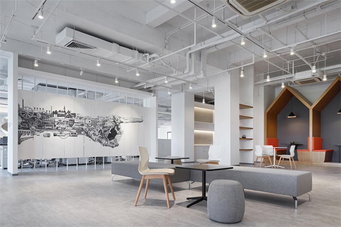 辦公室裝修中的墻飾設(shè)計(jì)，讓工作樂(lè)趣倍增!