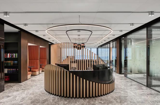 辦公樓前廳這樣設(shè)計(jì)，夠時(shí)尚！