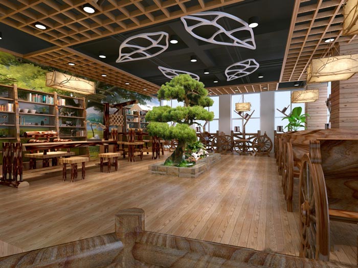 中式辦公室裝修，古樸典雅不過時！